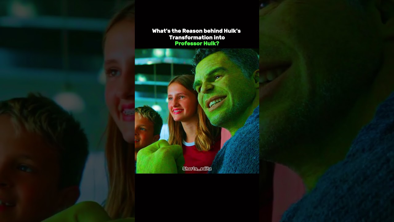 Reason why Hulk Become a Professor Hulk🗿#shorts #viralvideo #trending