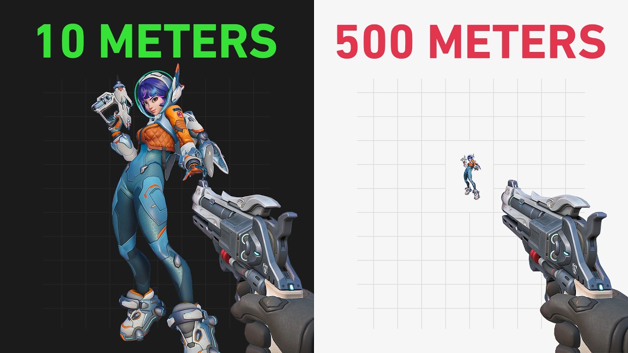 HOW FAR Can Overwatch Heroes Shoot?