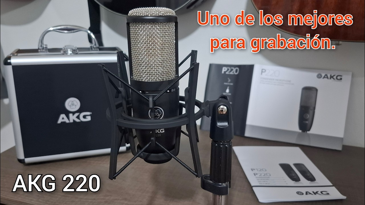 Micrófono AKG P220 (Unboxing 2025) Pruebas en Voz y Guitarra