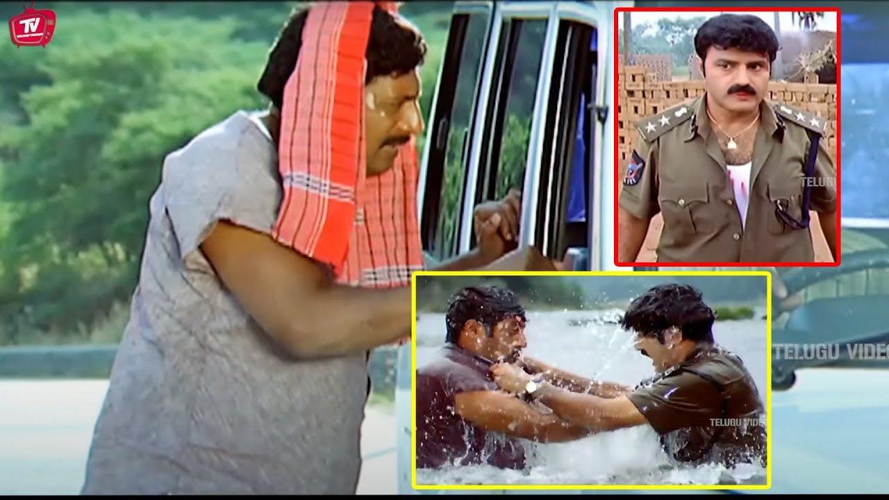 Prakash raj And Balakrishna Ultimate Blockbuster Movie Climax Fight Scene | @TeluguVideoZ