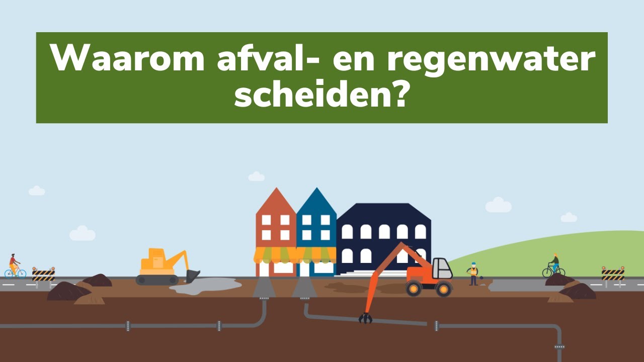 Waarom afval- en regenwater scheiden?