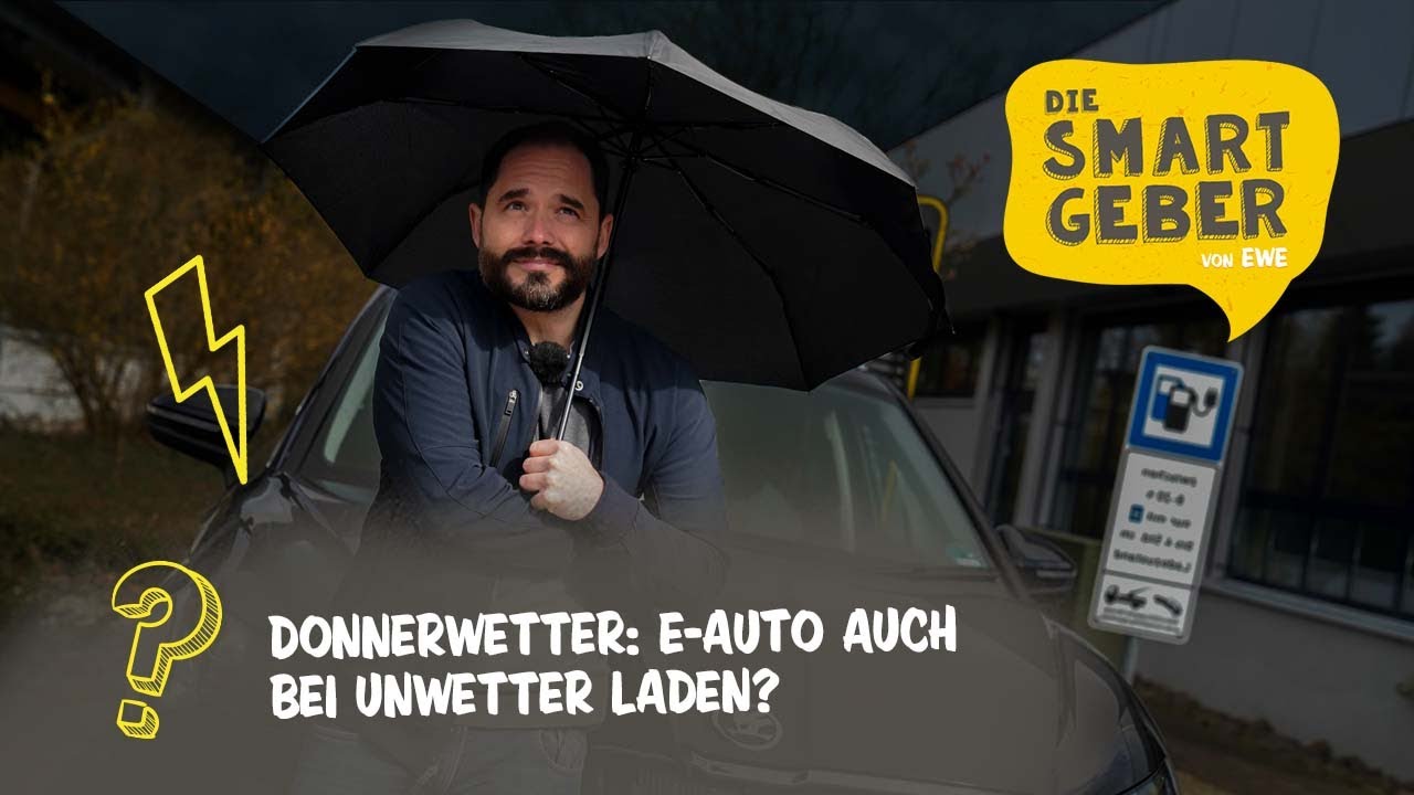 Potzblitz! Das passiert, wenn du dein E-Auto bei Unwetter aufl&auml;dst
