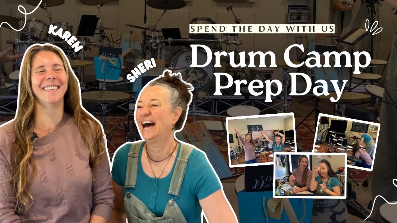 Drum Camp Prep Day! 🥁 Behind the Scenes with Sisters On The Drums
