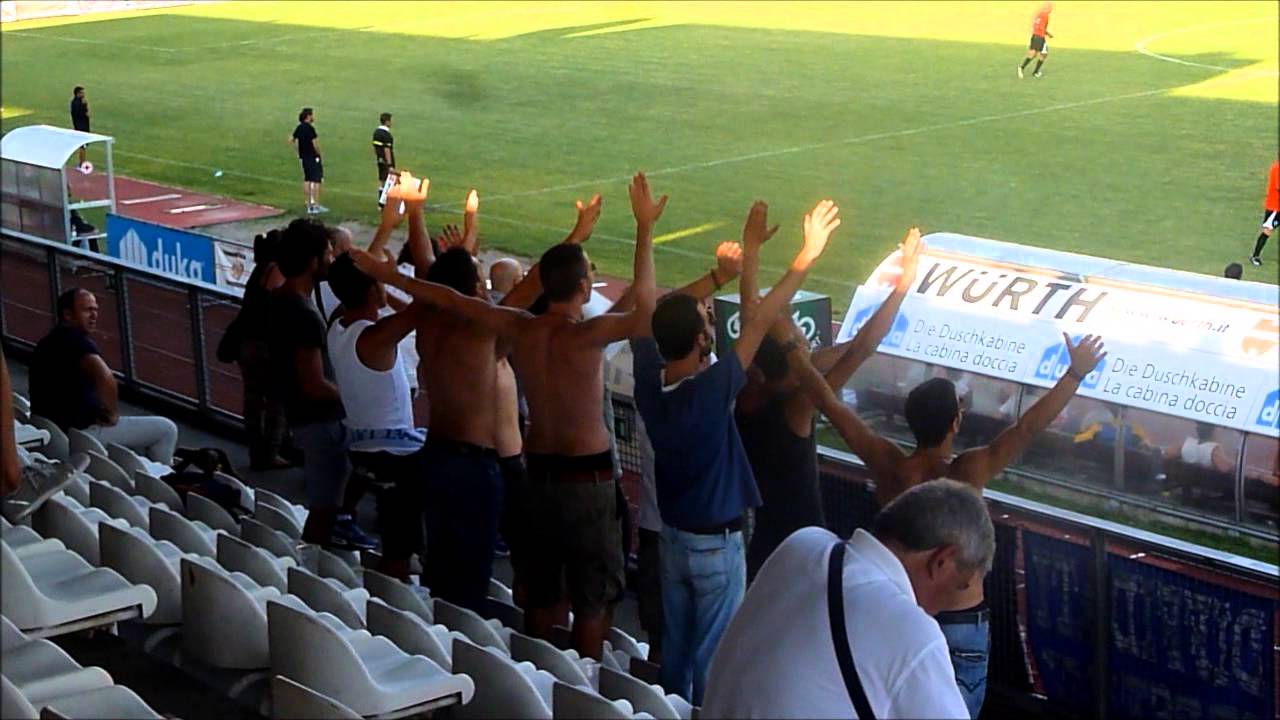 FC Südtirol - Matera 2-0: Tifo Ultras Matera a Bolzano.