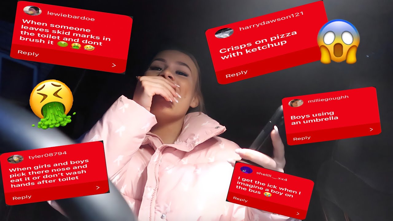 Reacting To Your Ick’s & Unpopular Opinions!!