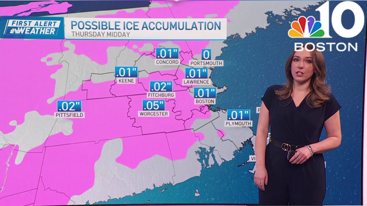 Winter storm due to sweep into New England Thursday