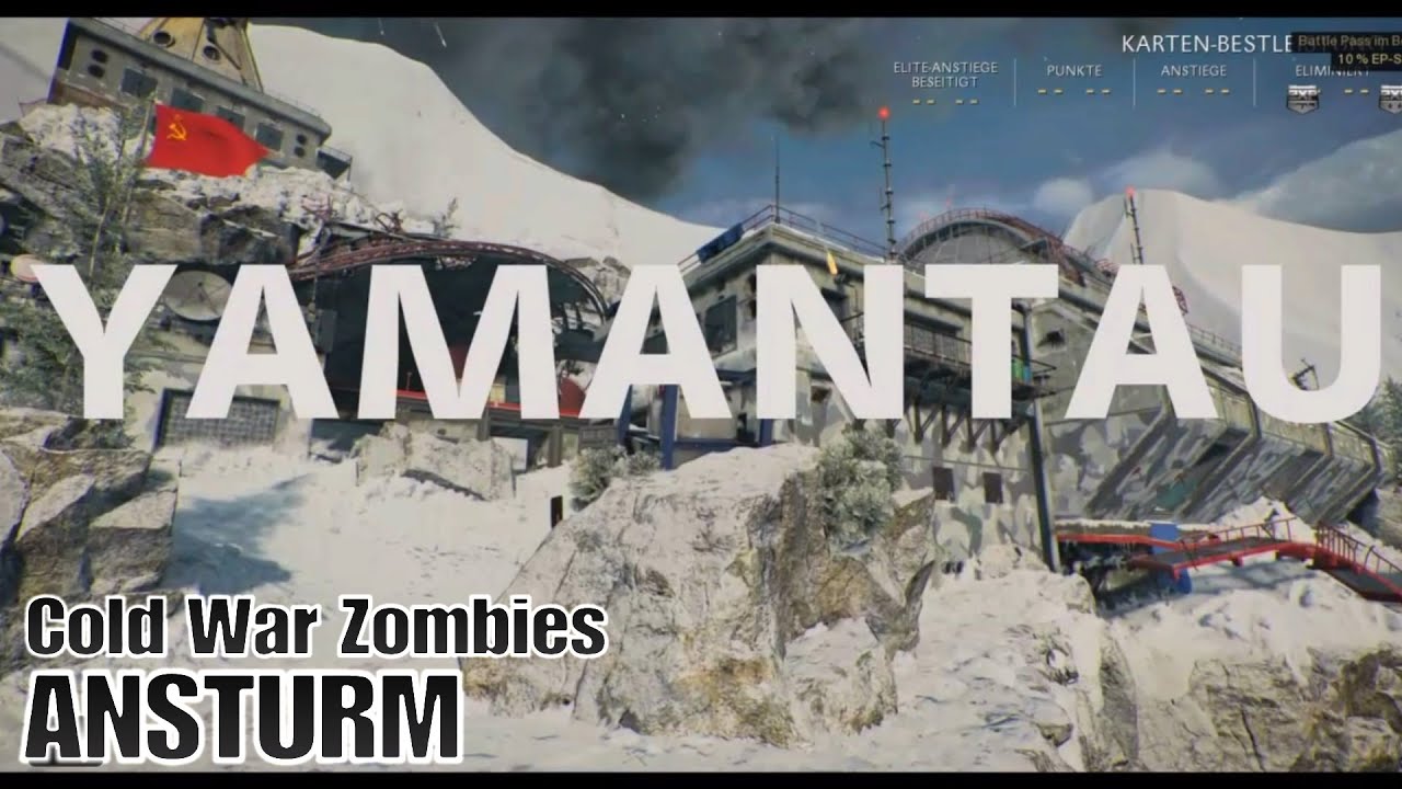 Cold War Zombies Ansturm Modus Yamantau ( Anstieg / Welle 255 + ) SEASON 3 Neue Karte.