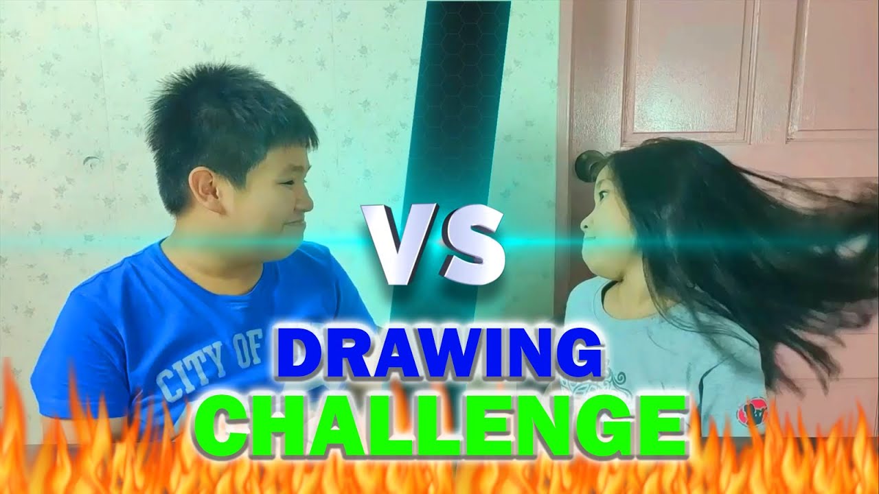 Drawing Challenge - Who Draws Better? Darren VS Sophie