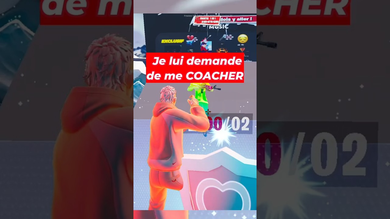 Je me fais COACH sur Fortnite !😵Il m'insulte...
