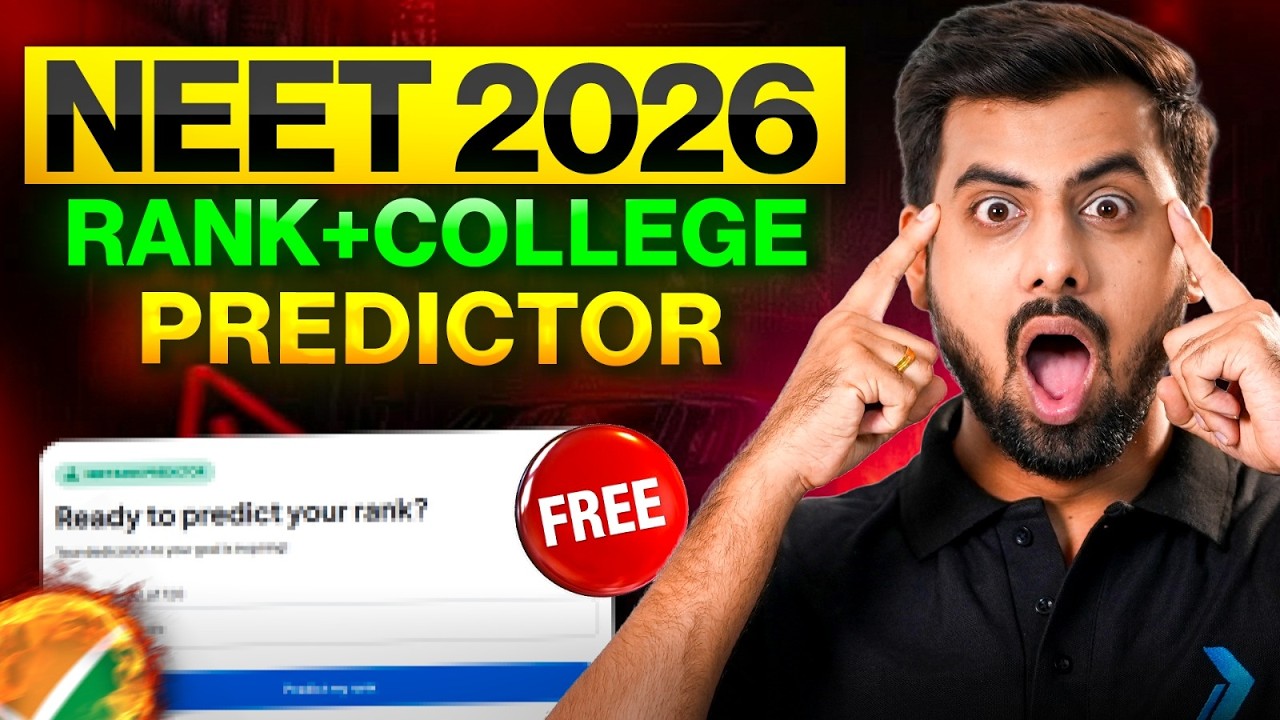 🚨 NEET 2026 Rank + College Prediction | Tushar Patel