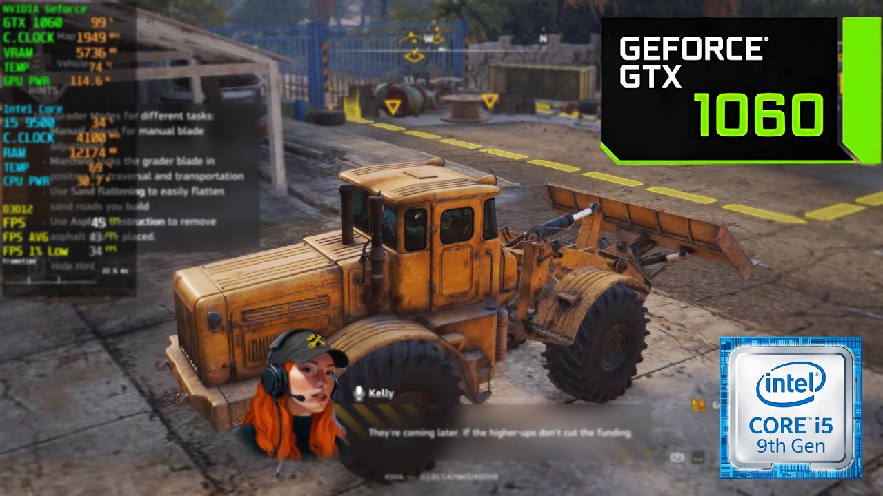 Road Craft Benchmark | GTX 1060 6GB | i5 9500
