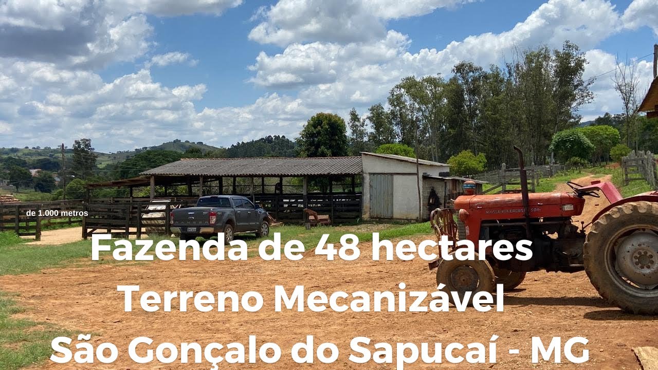 Fazenda Com Área de 48 Hectares À Venda em São Gonçalo do Sapucaí no Sul de Minas - Referência: 1195