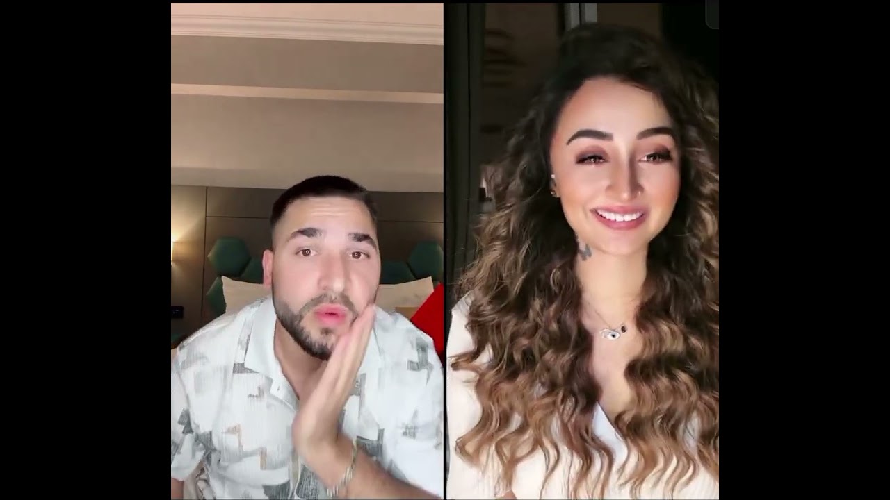 Waliullah very funny tik tok live with rashma