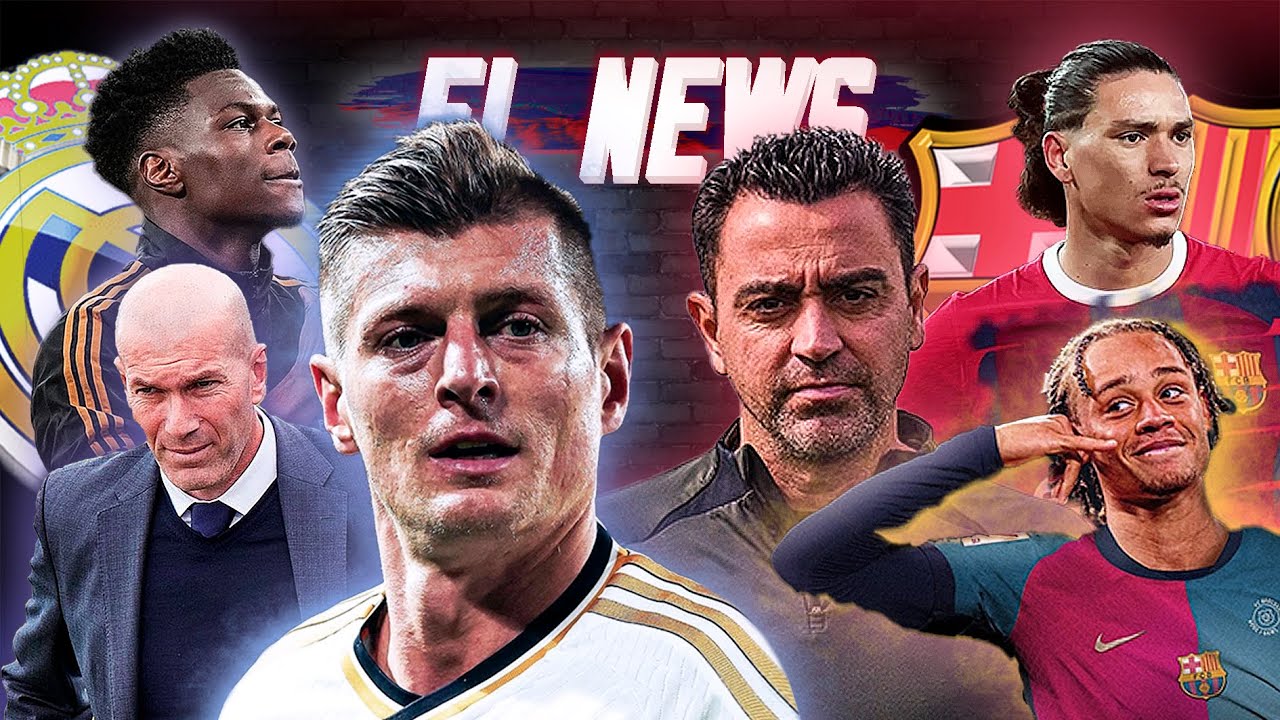 Кроос уходит//Первая Лч Барселоны//Бегство Бензема и Хави Симонс в Барсе//#elnews