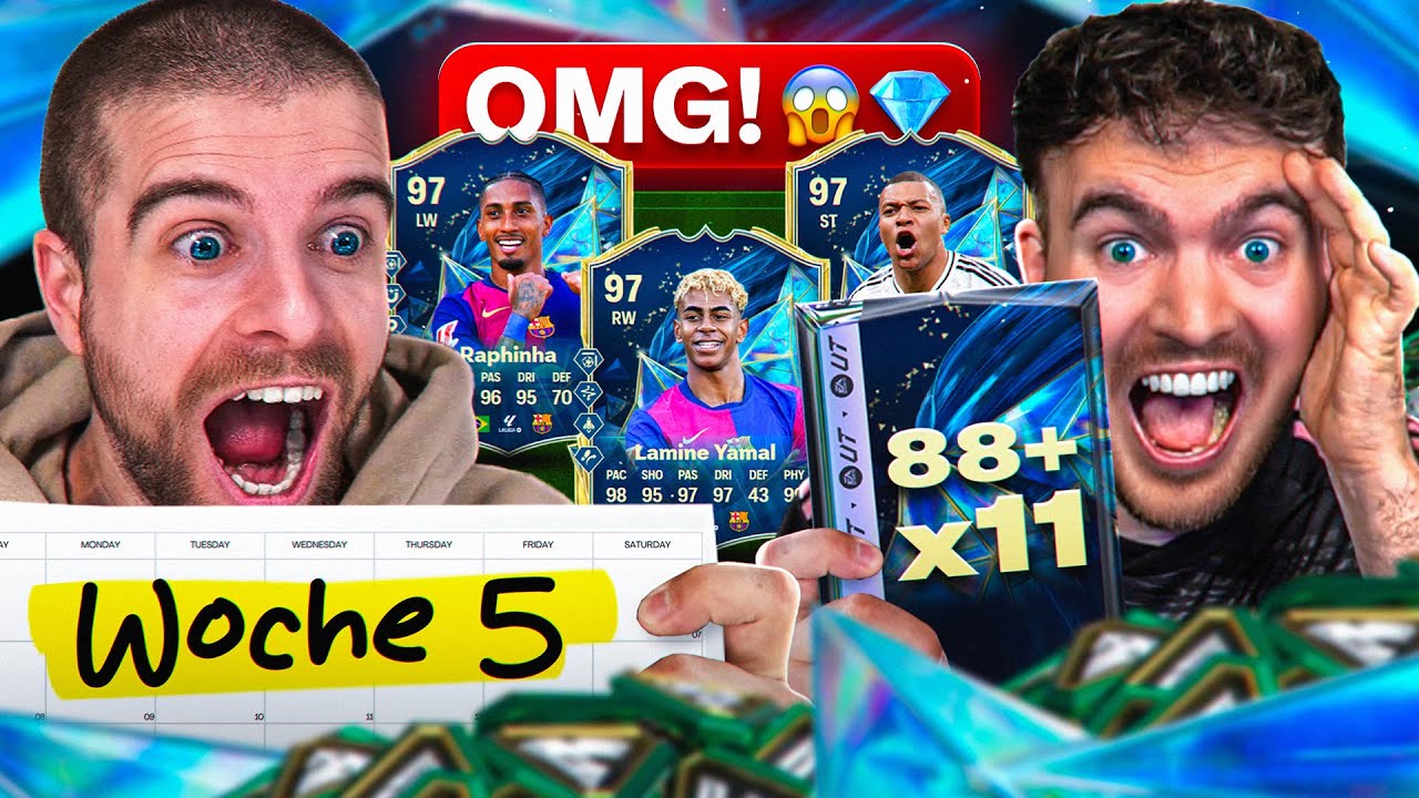 2X 18.500 Points REKORD BATTLE 💥 WER erreicht MEHR in 7 WOCHEN TOTS in FC 25 ?! 😱💎
