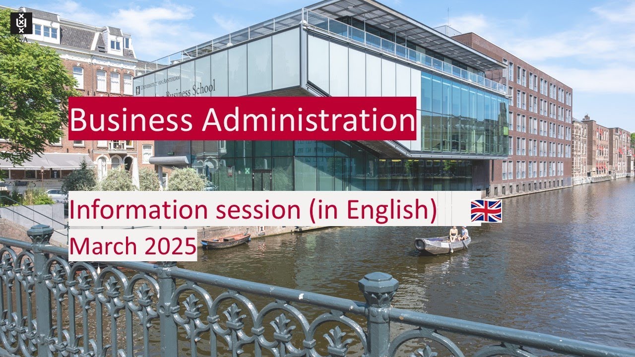 UvA | Bachelor’s in Business Administration: online information session in English (March '25)