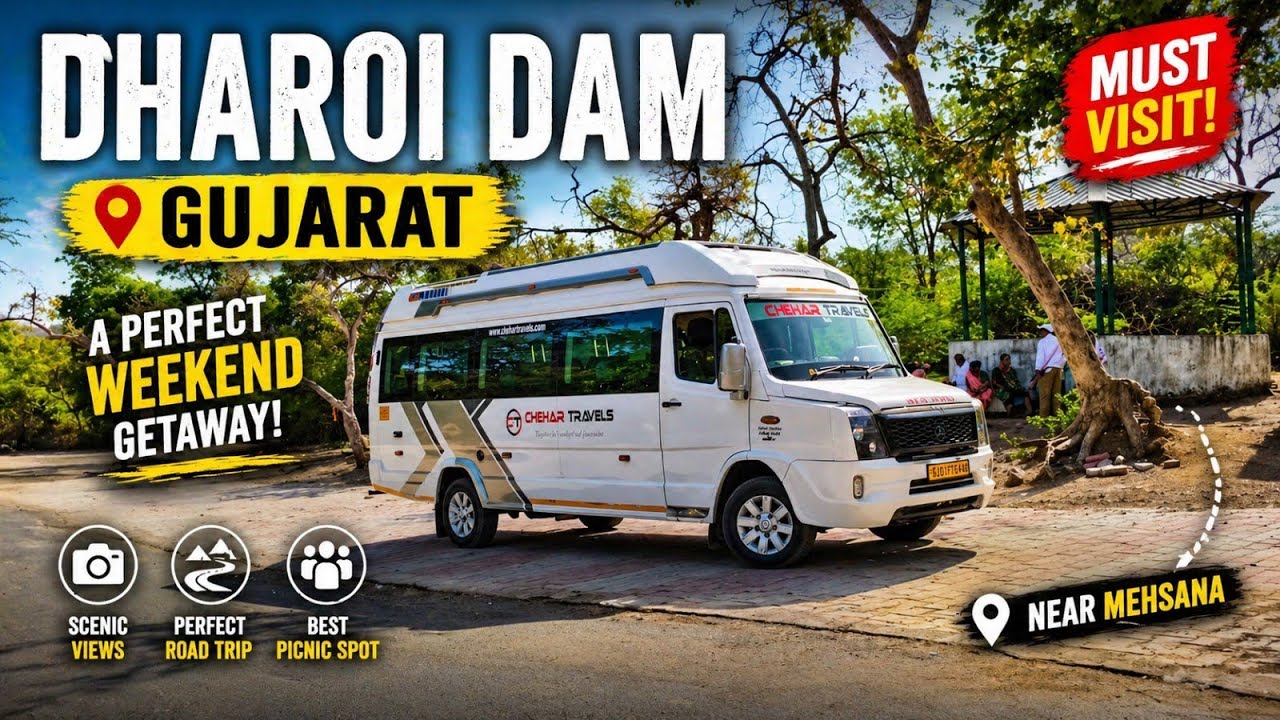 Dharoi Dam Gujarat 😍 | Hidden Beauty of North Gujarat You Must Visit!