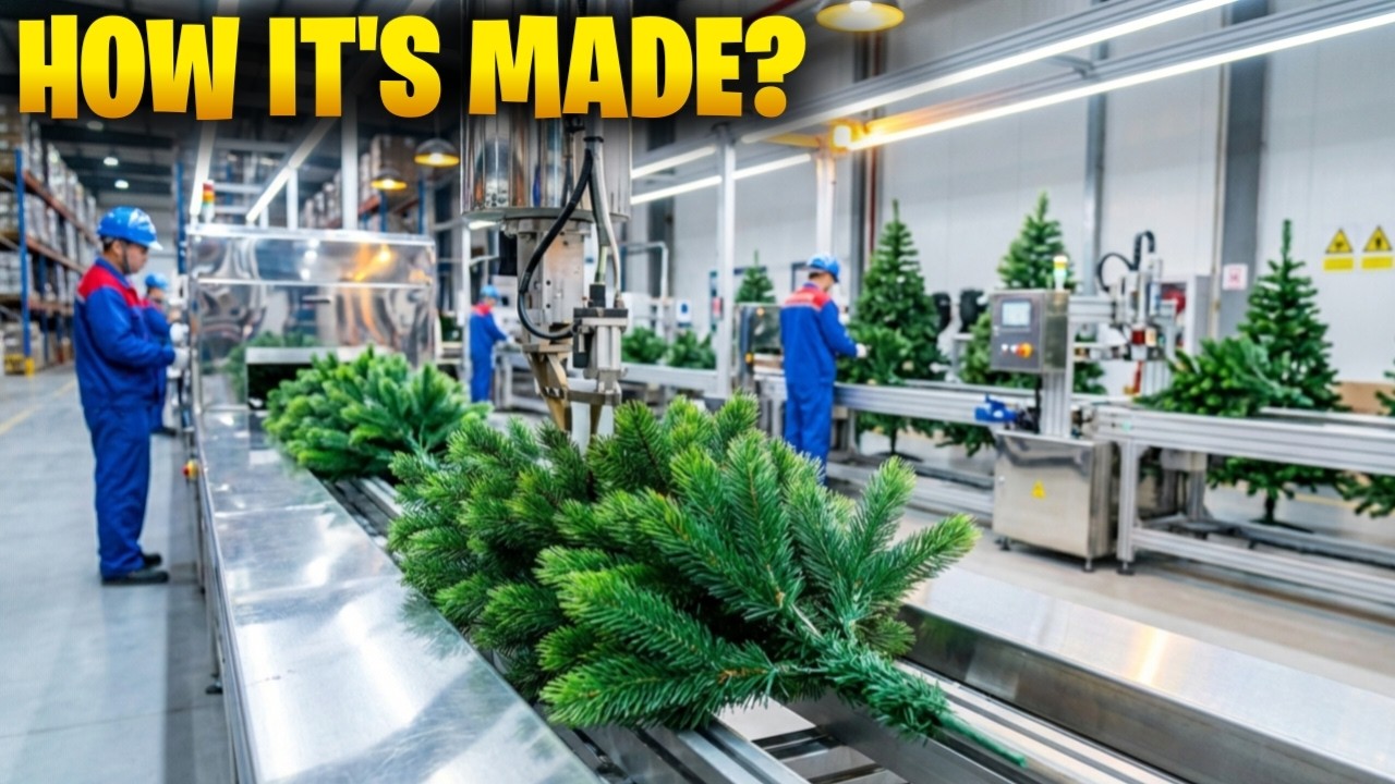 Inside the World’s Massive Christmas Tree Factories: How Millions of Trees Are Made