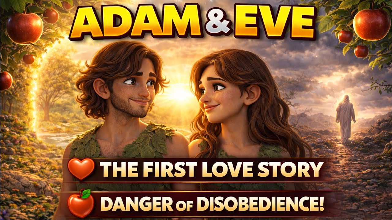 ADAM AND EVE ANIMATION BIBLE STORY:THE FIRST LOVE STORY, DANGER OF DISOBEDIENCE, SEPARATION FROM GOD