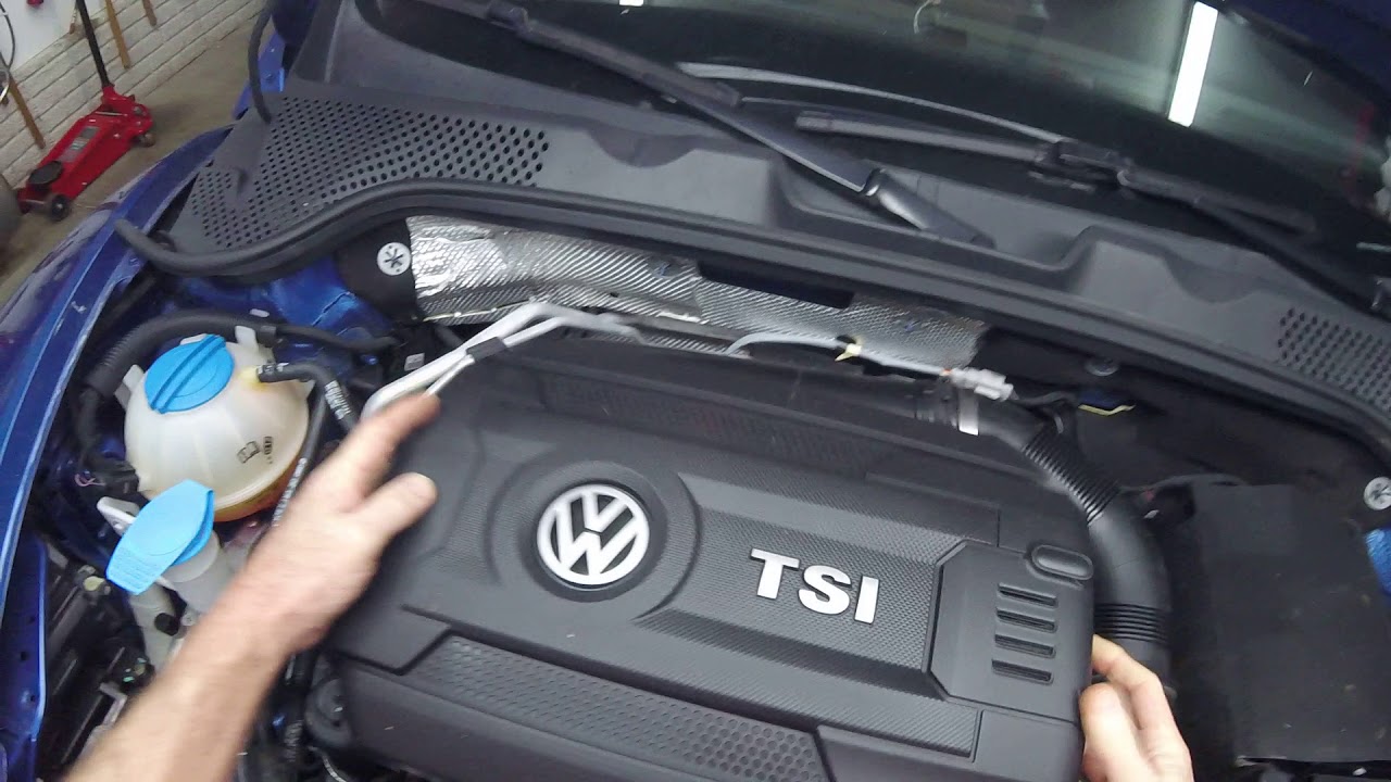 2014 VW Beetle 2.0L Turbo. Part 1 of 2. Intake manifold removal, water pump replacement.