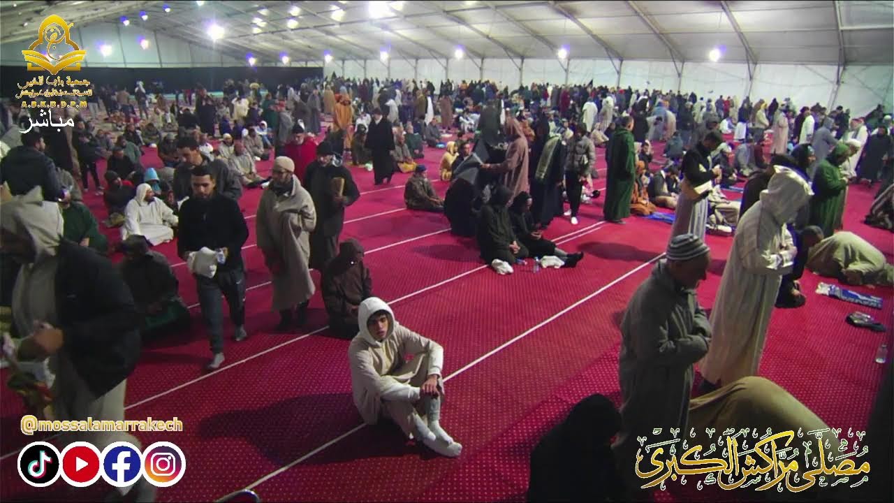 صلاة العشاء وتراويح اليوم الجمعة 16 رمضان 1447هـ الموافق 6 مارس 2026 م مع القارئ جواد ولد ماني