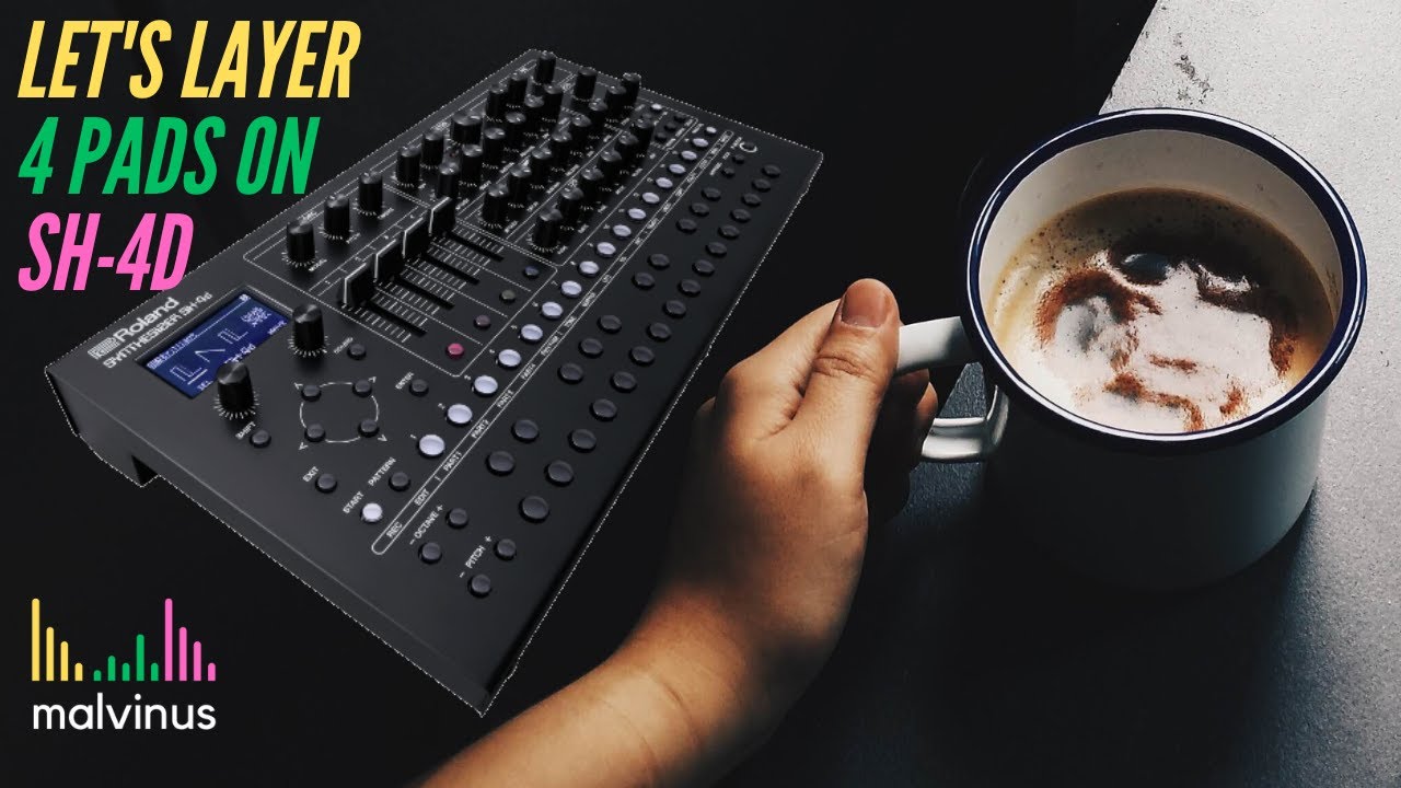 Roland SH-4d Tutorial | Let's layer 4 beautiful pads