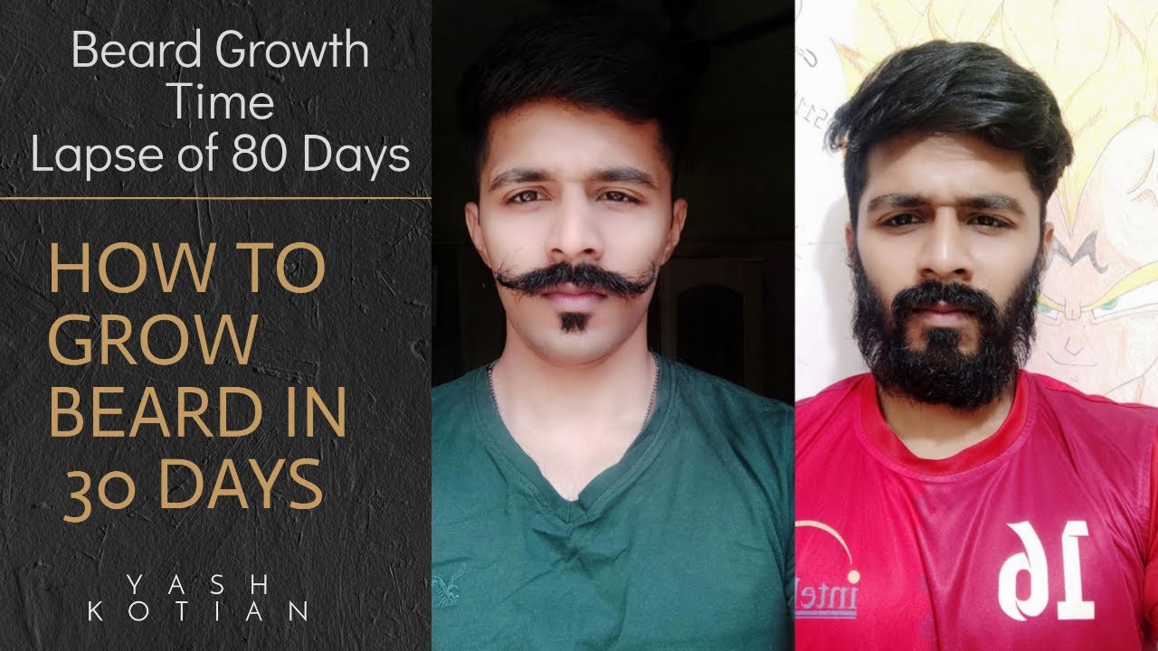 Beard Growth Time Lapse of 80 Days | Beardo | How to grow beard ?