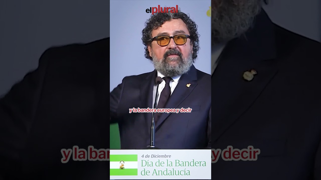 Emotivo discurso de Paco Tous sobre la bandera de Andaluc&iacute;a: 