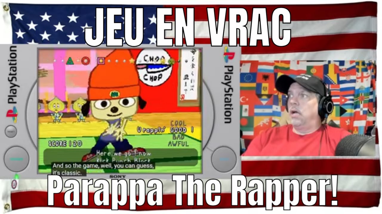 JEU EN VRAC - Parappa The Rapper! - REACTION