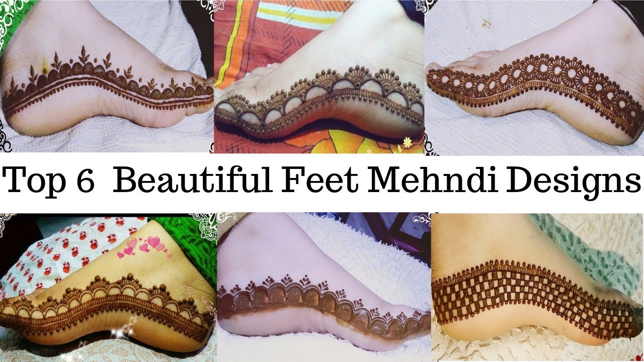 Beautiful Feet Mehndi Design | Top 6 Beautiful Feet Mehndi Design For Diwali