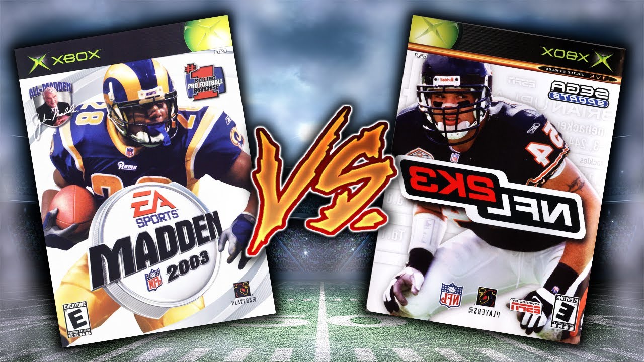 Madden NFL 2003 VS NFL 2K3 Gameplay Comparison (XBOX)