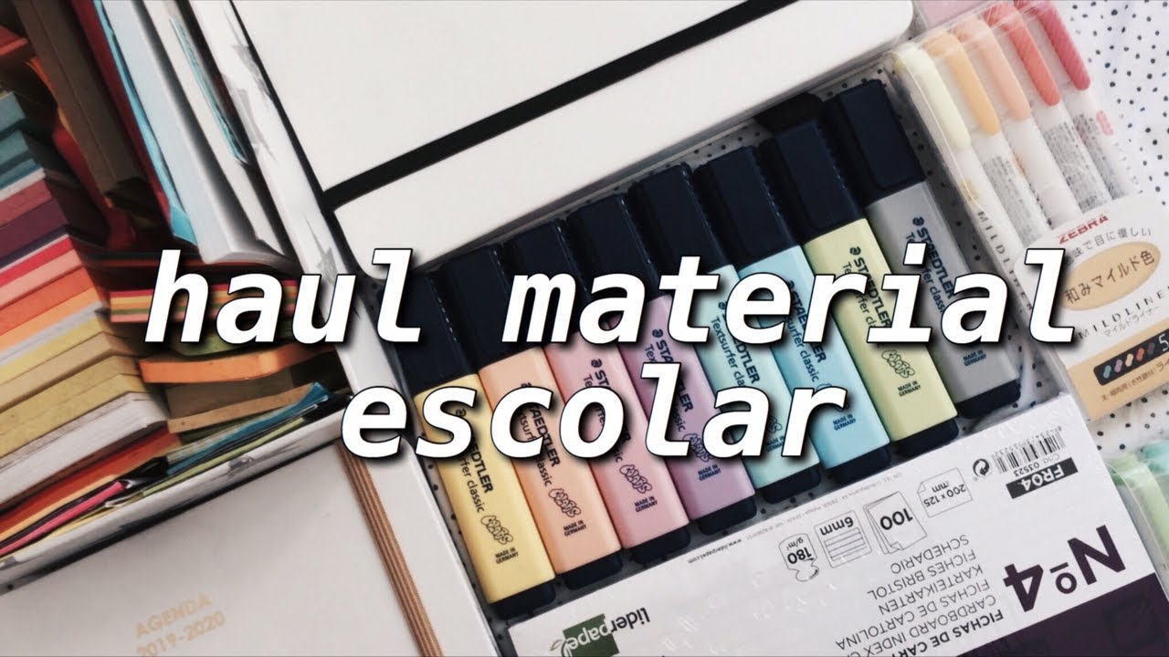 haul material escolar 2019