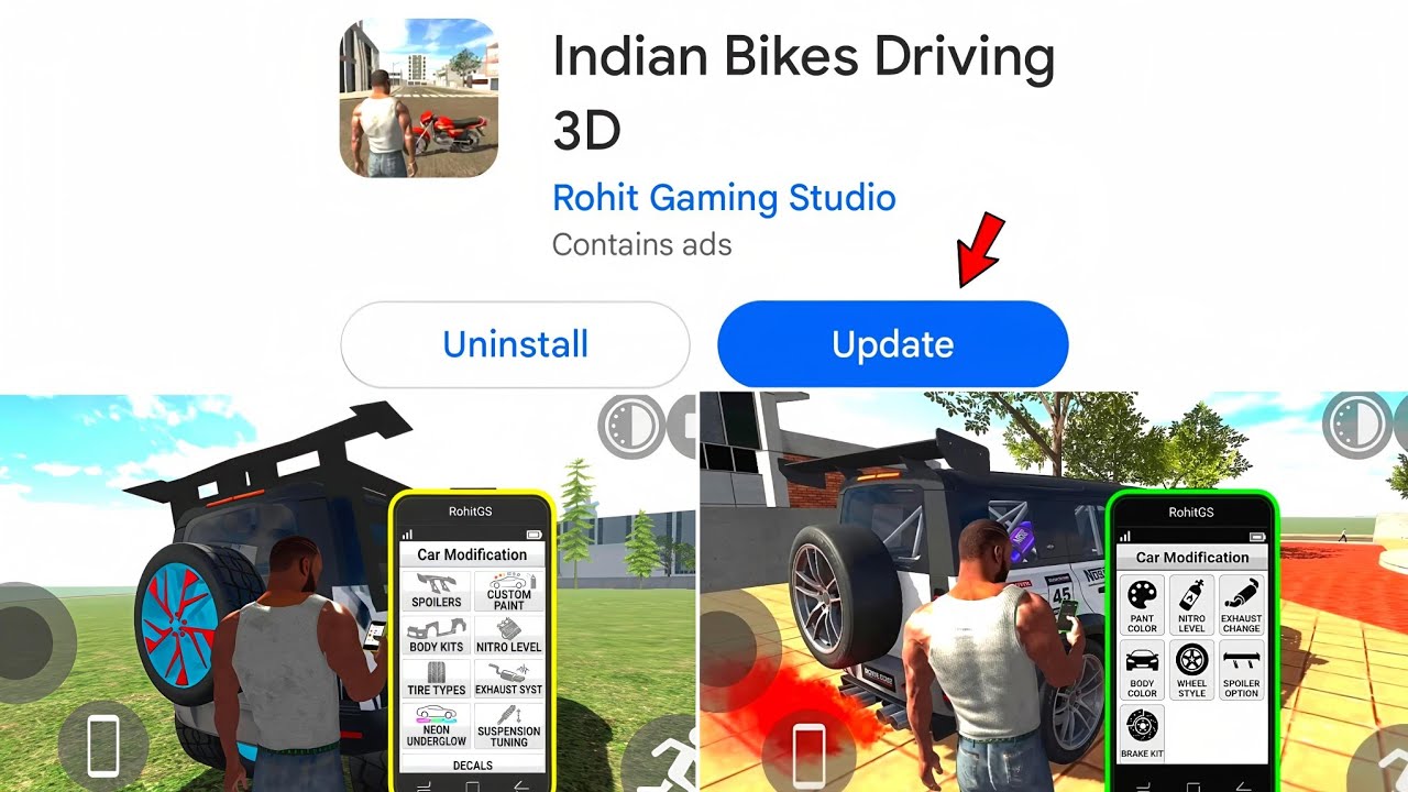 New Update Modification Cheat Code in Indian Bike Driving 3D 🤯🔥| Secret Cheat Codes | Harsh in Game 