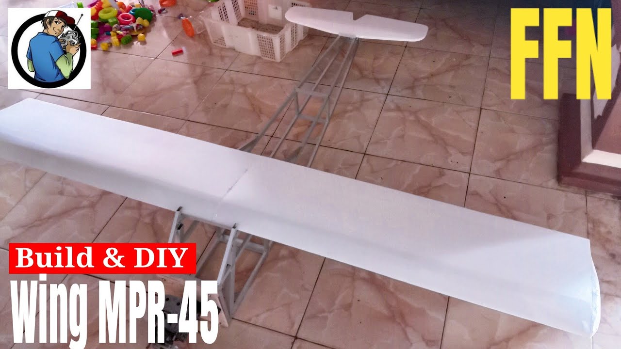 DIY wing(Sayap) Pesawat Mesin Potong Rumput #part2