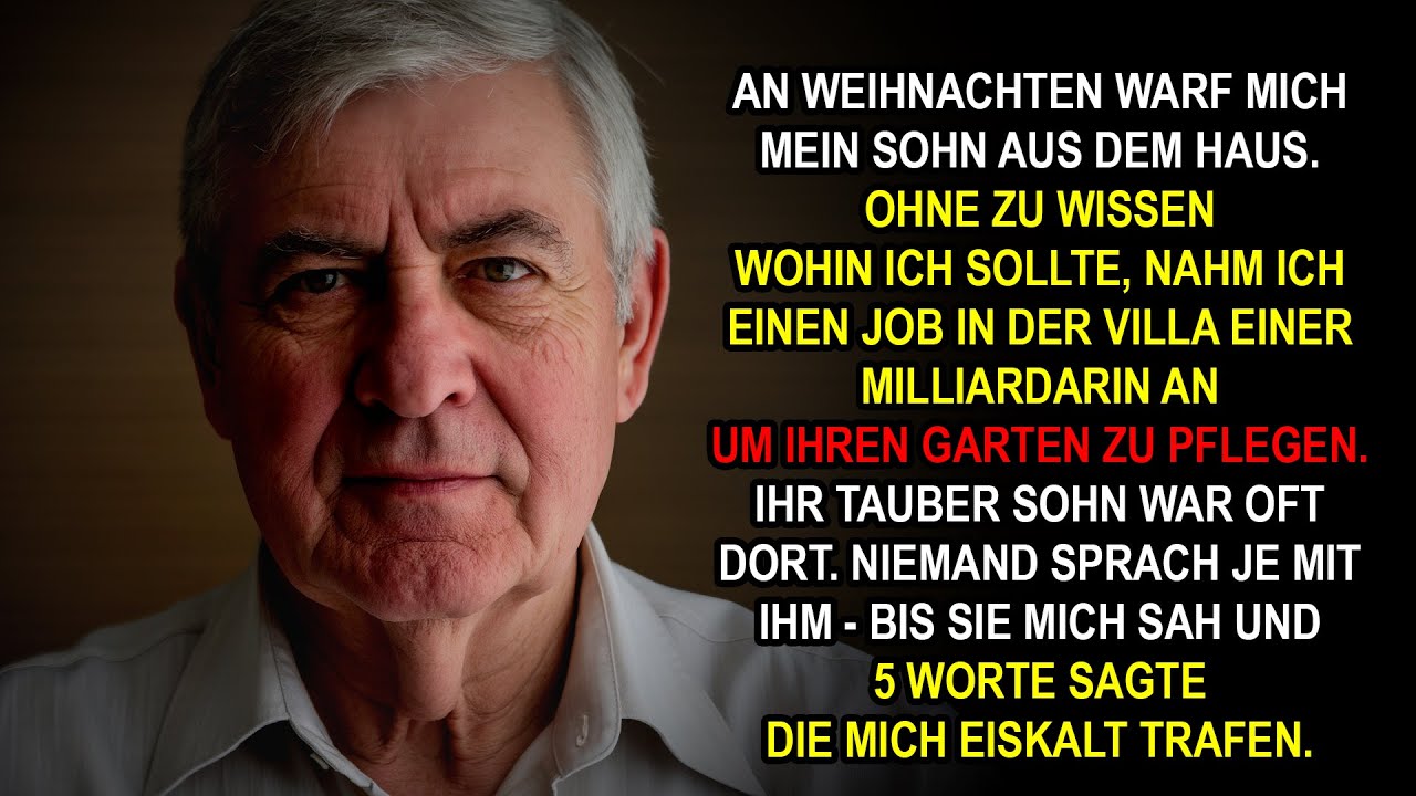 Ich verlor meinen Job, zog zu meinem Sohn – an Weihnachten warf er mich raus!