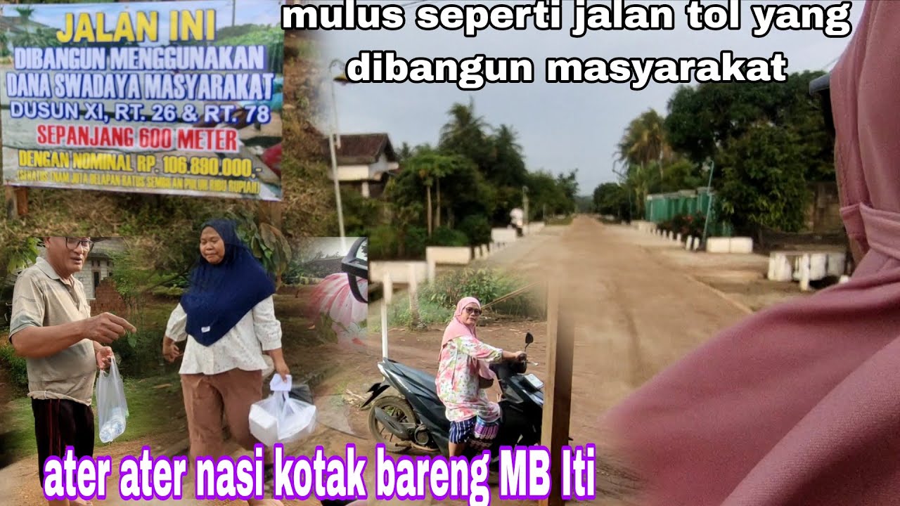Keliling bareng Mbk iti antar nasi kotak 