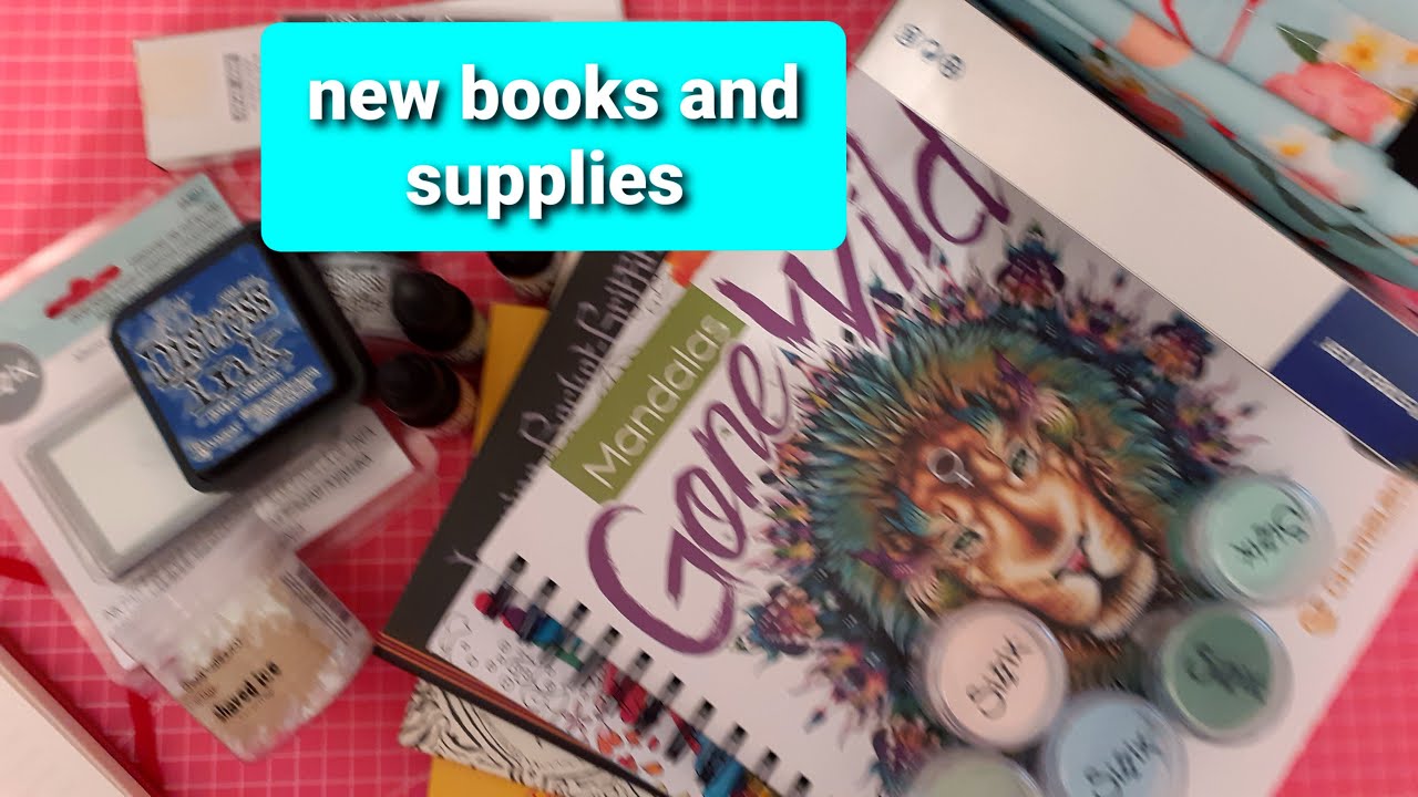 New colouring books & supplies haul- August 2021 - Adult colouring