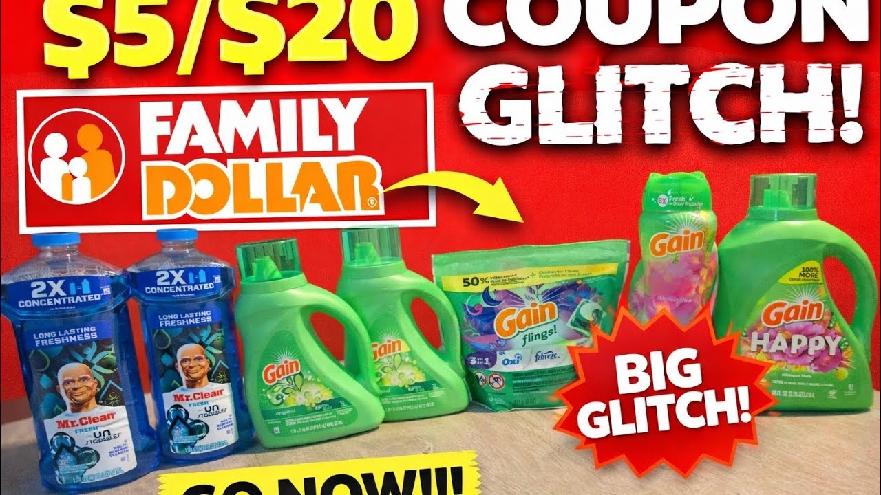 🔥 В Family Dollar произошел сбой с ценами $5/$20 в P&G?! Бегите!!! 🔥