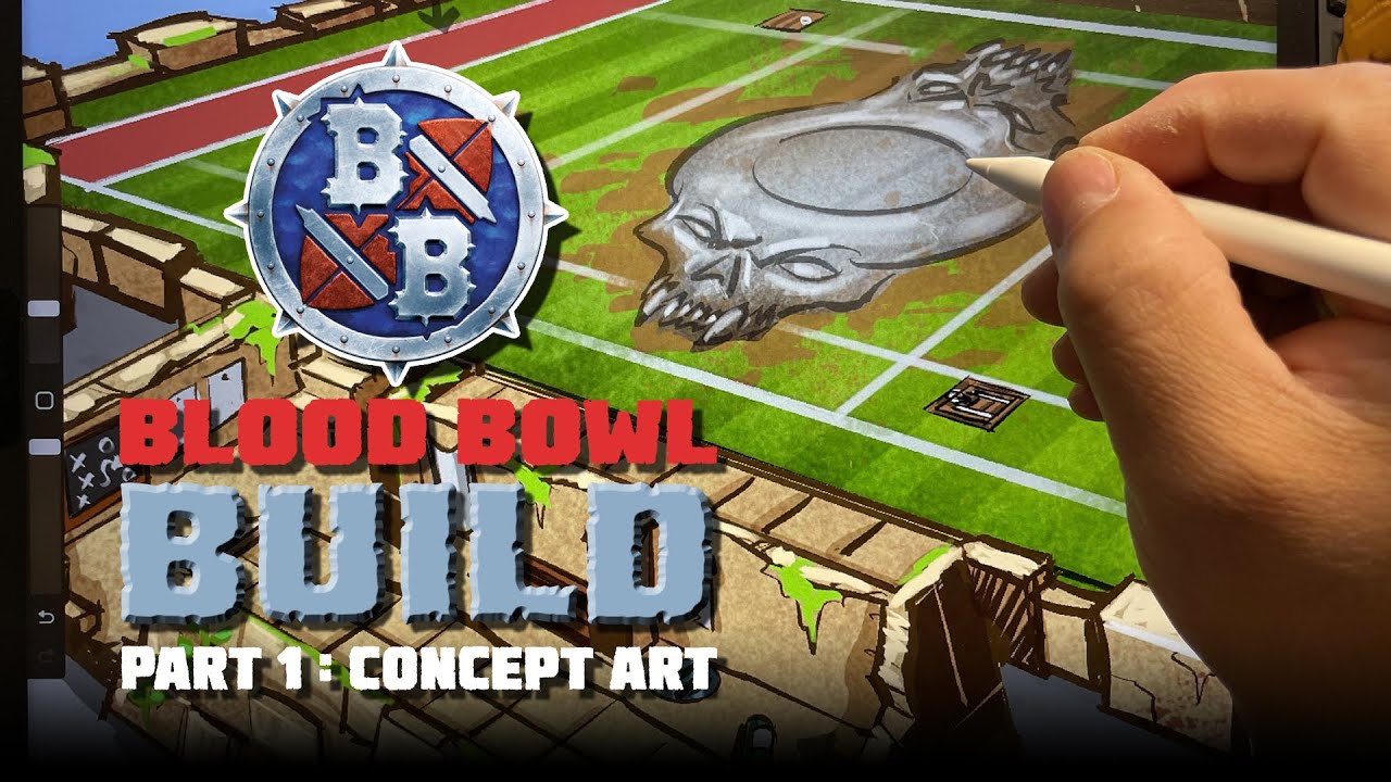 Blueline Gaming Blood Bowl Build Part 1: Concept Art