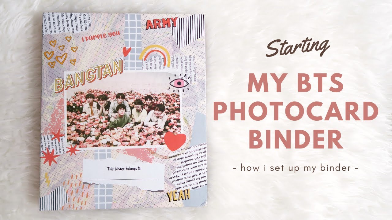 starting my BTS photocard collection | binder setup ✨
