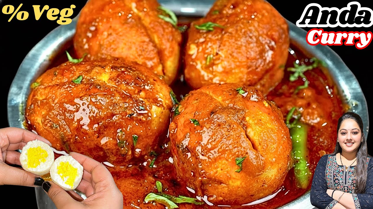 Veg Anda Curry Recipe #andacurry | Anda Jaise Soft Dumplings | Pure Veg Main Course🤤