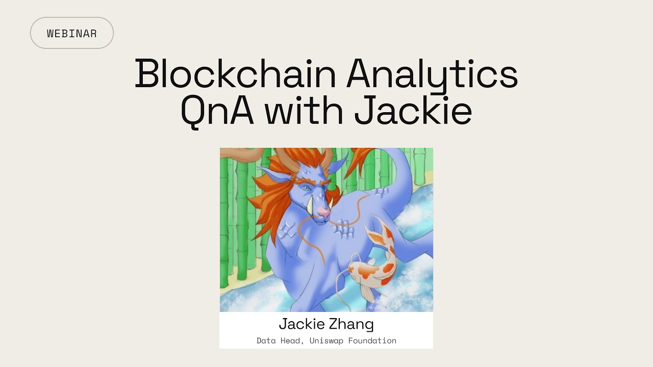 Blockchain Data Analytics QnA with Jackie