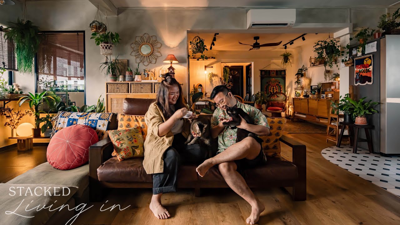 Inside A Cosy Bohemian Sanctuary HDB Apartment In Singapore