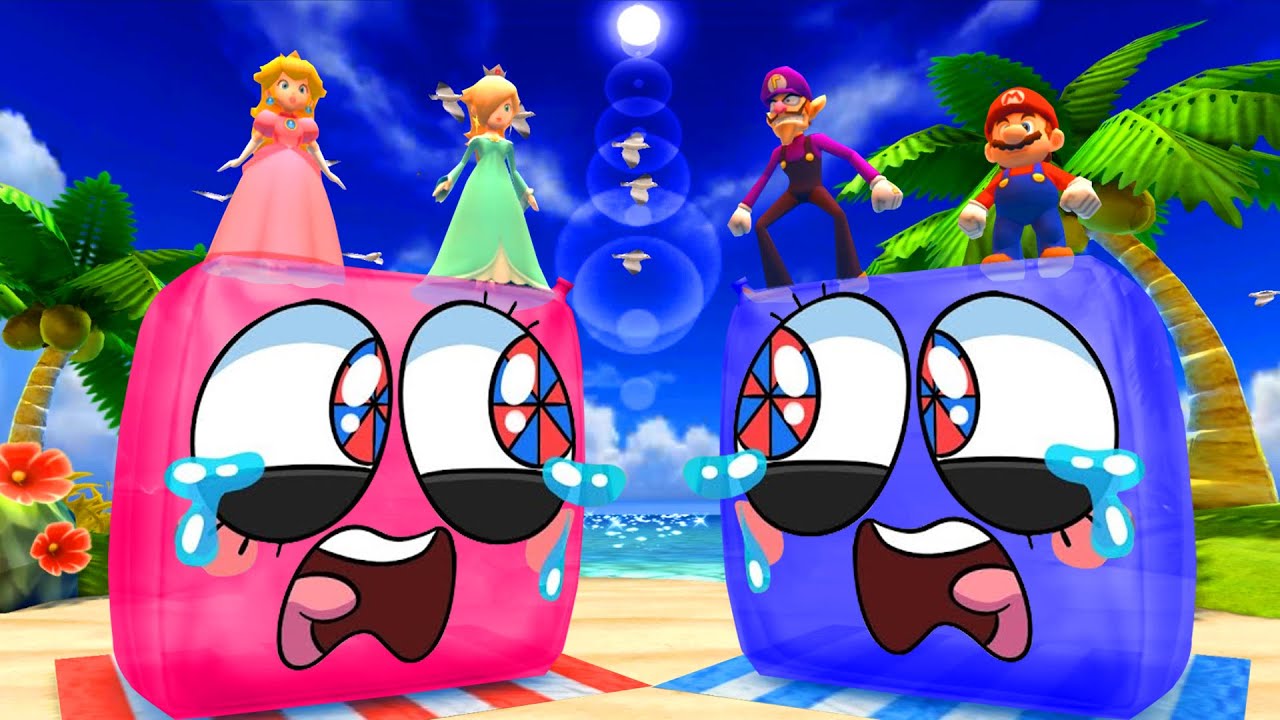 【3dsマリオパーティ100ミニゲームコレクション】ミニゲームマリオVsロゼッタVsワルイージVsピーチ(最強CPU｢たつじん」)