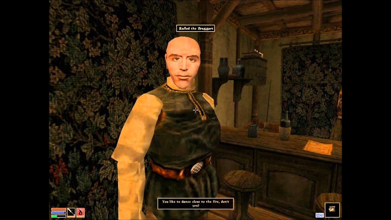 Funny NPC talk in The Elder Scrolls 3 Morrowind