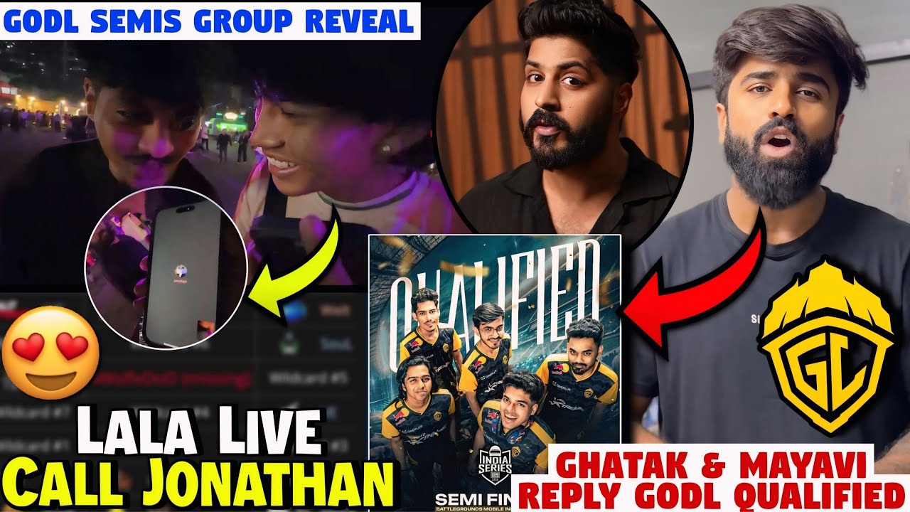 Lala Live Call Congrats Jonathan📞😍Ghatak & Mayavi Epic Reply GodL Qualified💛✅GodL Semis Group Leak😳
