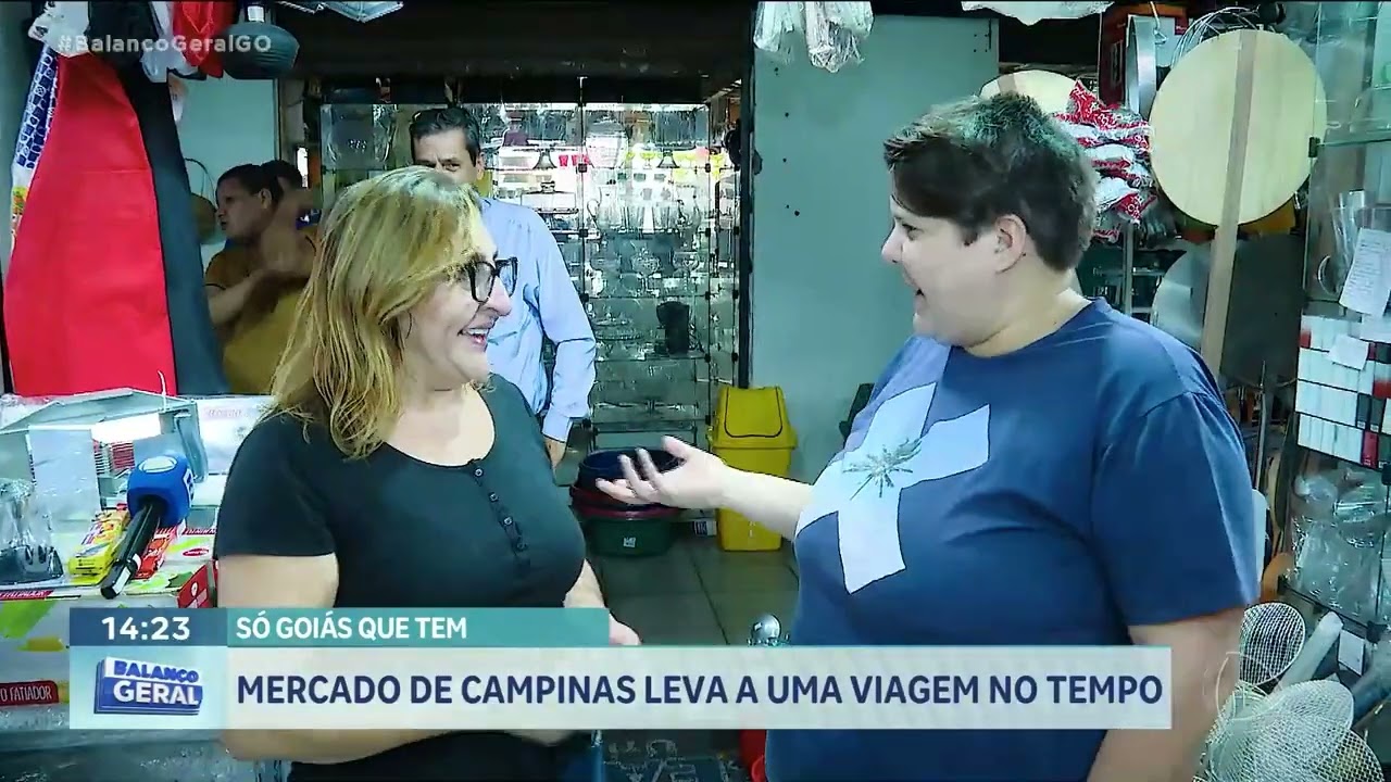 SÓ GOIÁS QUE TEM: MERCADO DE CAMPINAS LEVA À UMA VIAGEM NO TEMPO