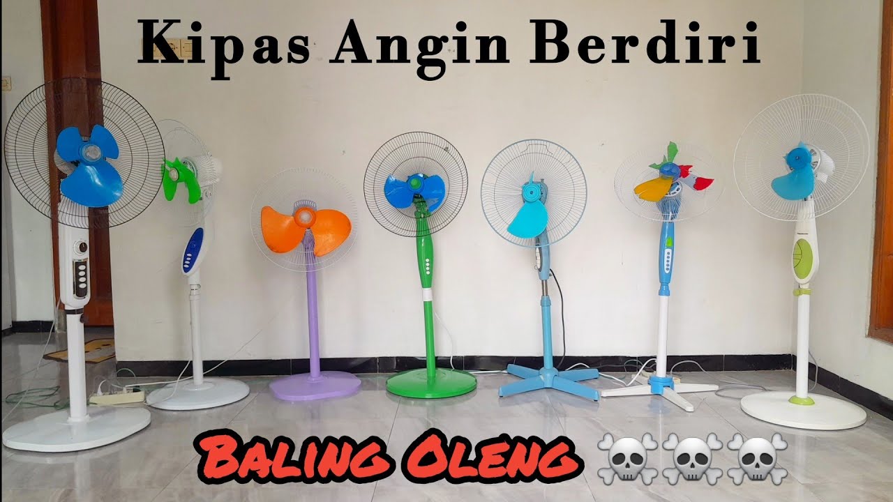 Kipas Angin Berdiri Baling Baling Oleng | Standing Fan