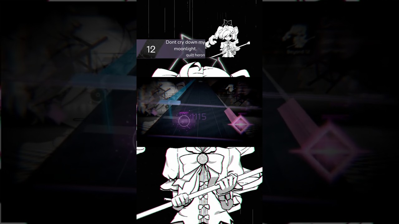 [Arcaea Fanmade / Arccreate] Dont cry down my moonlight. - quilt heron [Beyond 12] #rhythmgame