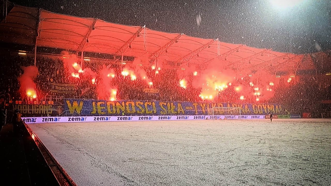 Arka Gdynia - Lechia Gdańsk OPRAWA i DOPING